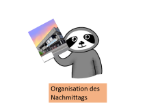 Organisation Nachmittag