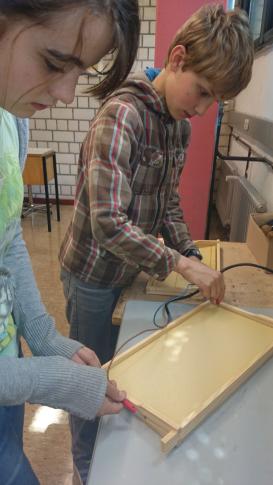 Wir löten Mittelwände ein