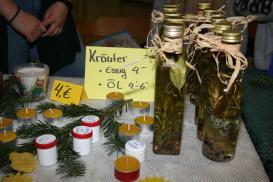 Schulgartenstand am Weihnachtsbazar 2018