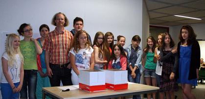 Ziehung der Preise für das Bücherrätsel