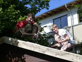 Licht für unser Gartenhäuschen