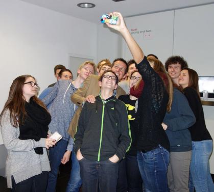 Mit Willi Weitzel bei Audi