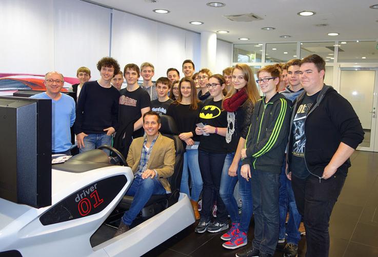 Mit Willi Weitzel bei Audi