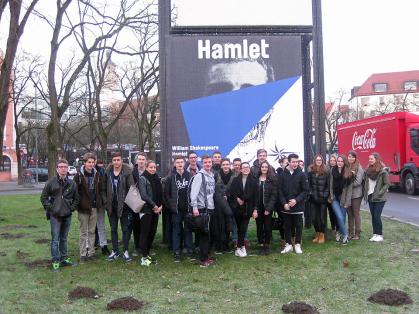 Patenschaft der 10c für das Stück Hamlet 