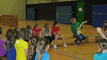 Schulranzenaktion in der 5b und 5d