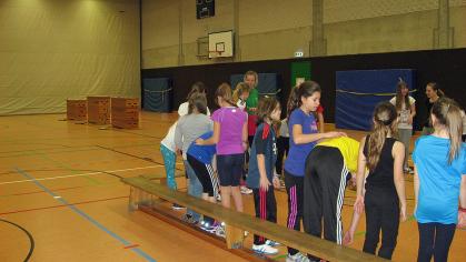 Schulranzenaktion in der 5b und 5d