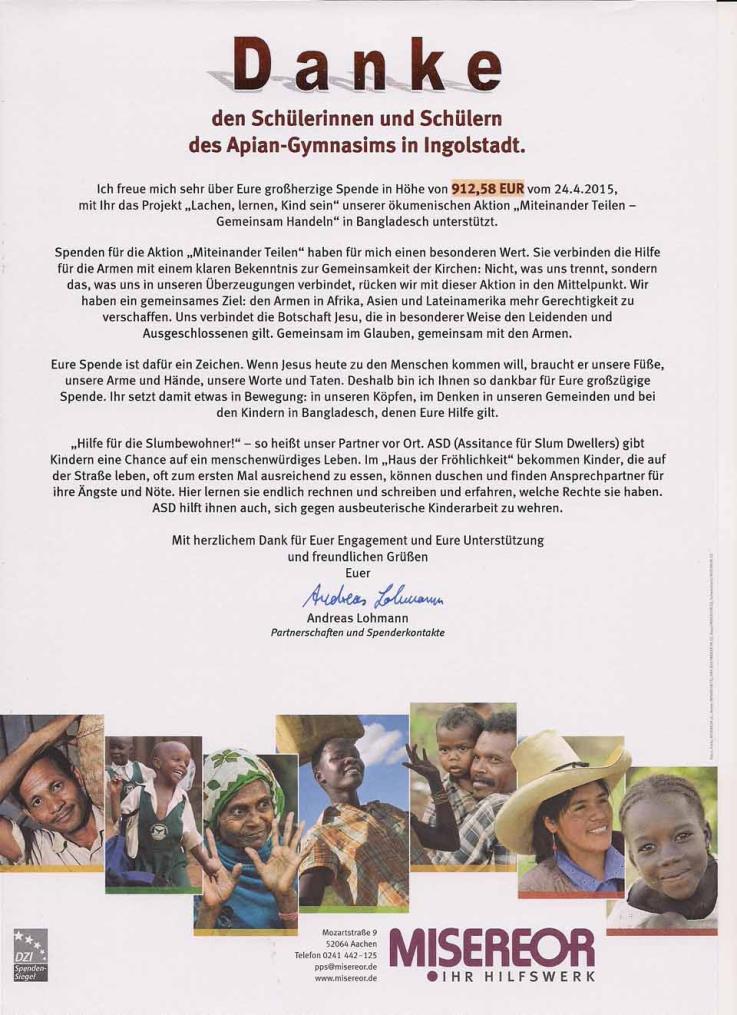 Misereor 2015