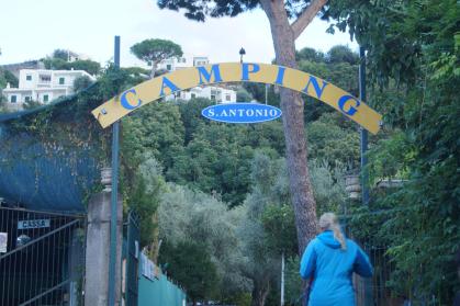 Eingang zum Campingplatz