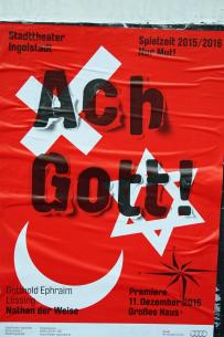 Plakat zu Lessing „Nathan der Weise“