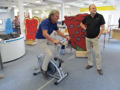 Auf dem Einstein-Rad