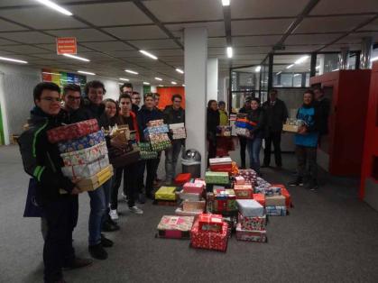 Weihnachtspäckchenaktion 2016