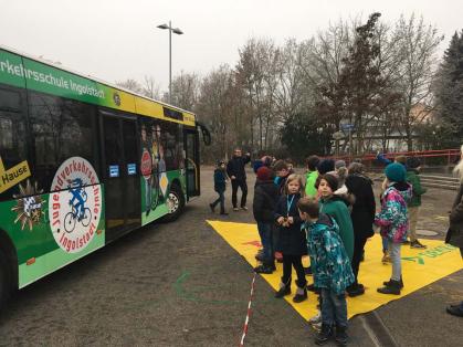 Verkehrserziehung auf dem Pausenhof