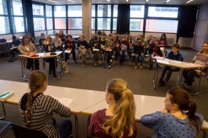 2016 am Apian-Gymnasium. Der Vorlesewettbewerb.