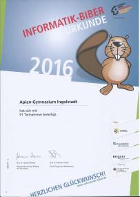 Informatik-Biber 2016