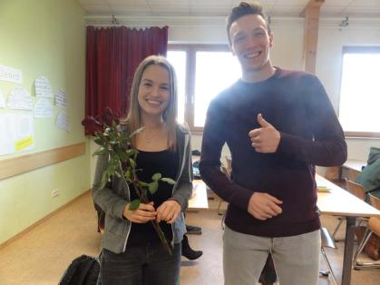 Valentinstag am Apian-Gymnasiu