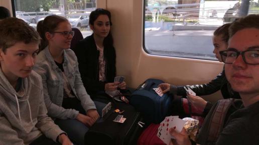 Im Zug nach Lissabon