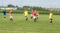 (von links nach rechts): Alissa Sandau, Sofie Schröter, Lena Trux und Yara Björnsen im Spiel gegen Bad Tölz