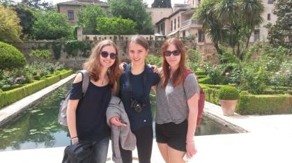 In den Gärten der Alhambra