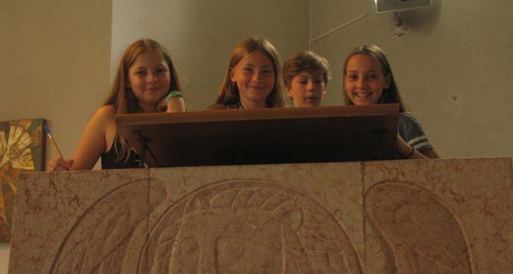 Kirchenerkundung in St. Markus