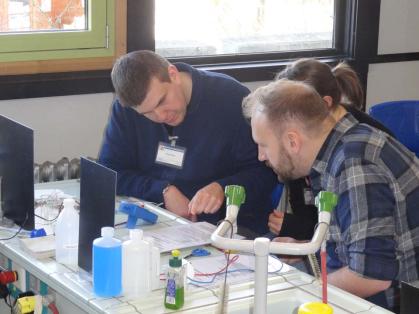 Lehrerfortbildung mit Prof. Dr. Flint am Apian-Gymnaisum