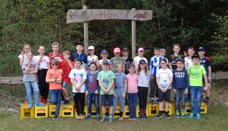 Die Klasse 5d im Schullandheim