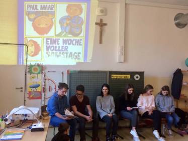 Leseprojekt in der Grundschule an der Münchener Straße