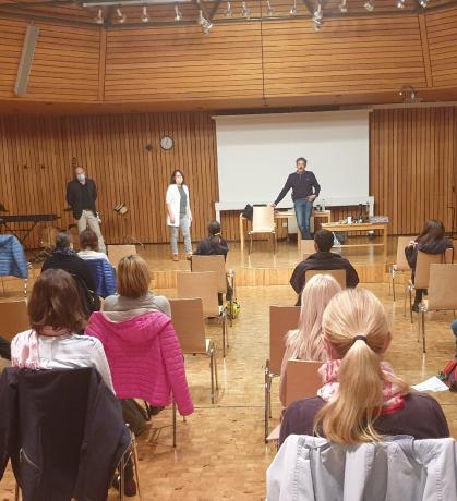 Vortrag zum Thema Drogen von Herrn KHK Münzner 