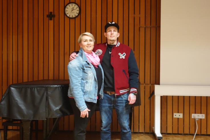 Matze und Nicole Brunner vom Verein Maria Help e.V.