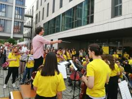 Standkonzert mit dem Youth Symphony Orchestra of Ukraine