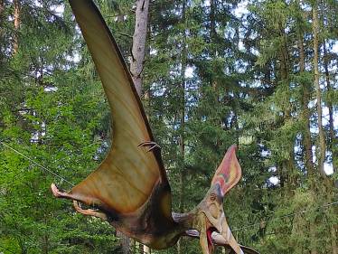 Am Wandertag zu den Dinos