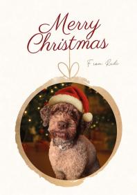 Weihnachtskarte Rudi