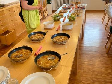 Kochworkshop in der Landwirtschaftsschule