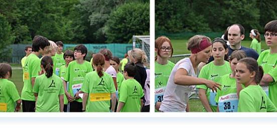 Apian-Schülerstaffeln beim Halbmarathon in Ingolstadt am 14.05.2011