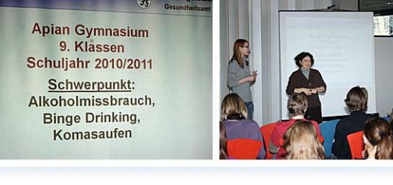 Vortrag "Alkoholmissbrauch, Binge Drinking, Komasaufen"