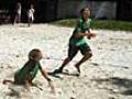 Apianer erreichen 3. Platz beim Stadtfinale im Beachvolleyball