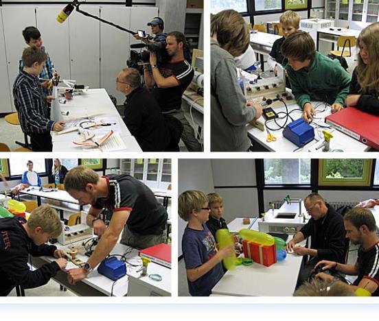 RTL-Fernsehteam am Apian bei den Querdenkern