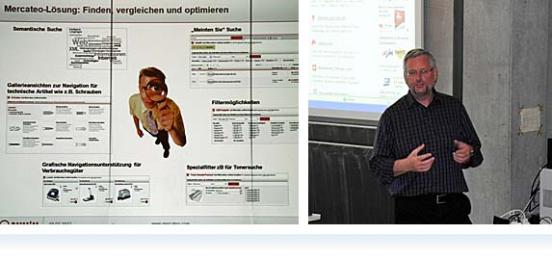 Vortrag zum Thema "Onlinemarktplatz" von Herrn Svennberg