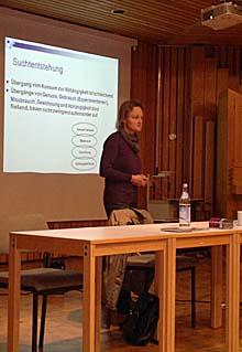 Frau Dr. Büchl bei ihrem Vortrag