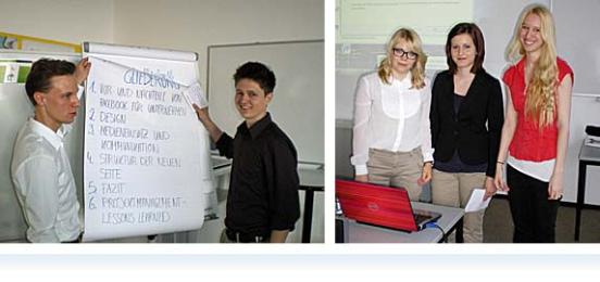 Vor der Präsentation