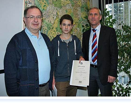 2. Preis im Landeswettbewerb Mathematik