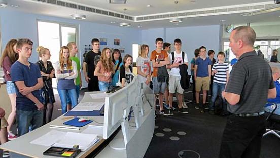 Besuch der Klasse 9a bei den Stadtwerken Ingolstadt