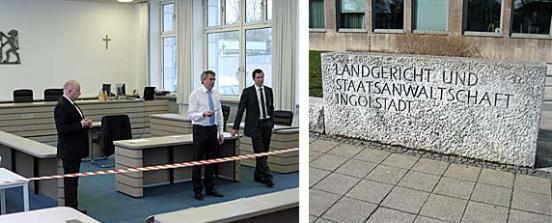 Hinter den Kulissen des Justizbetriebs im örtlichen Landgericht