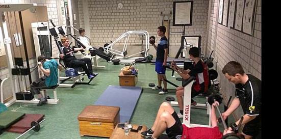 Krafttraining am Apian-Gymnasium