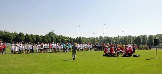 P-Seminar beim Sportfest in St. Vinzenz