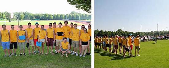 P-Seminar beim Sportfest in St. Vinzenz