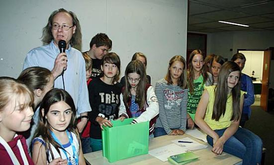 Preisverlosung der Apianer Büchereulen