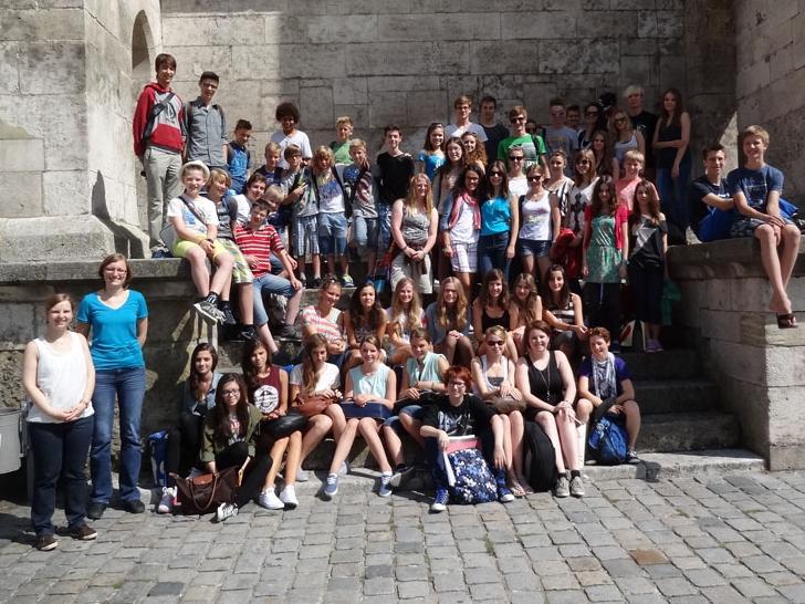 Die Gruppe vor dem Regensburger Dom