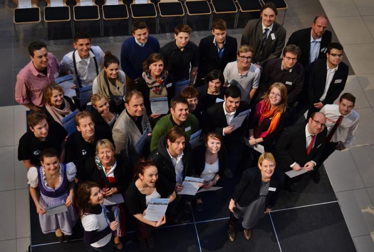 P-Seminar "KeepINorder" bei der Junior-Messe im Westpark