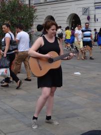Straßenmusik in Regensburg